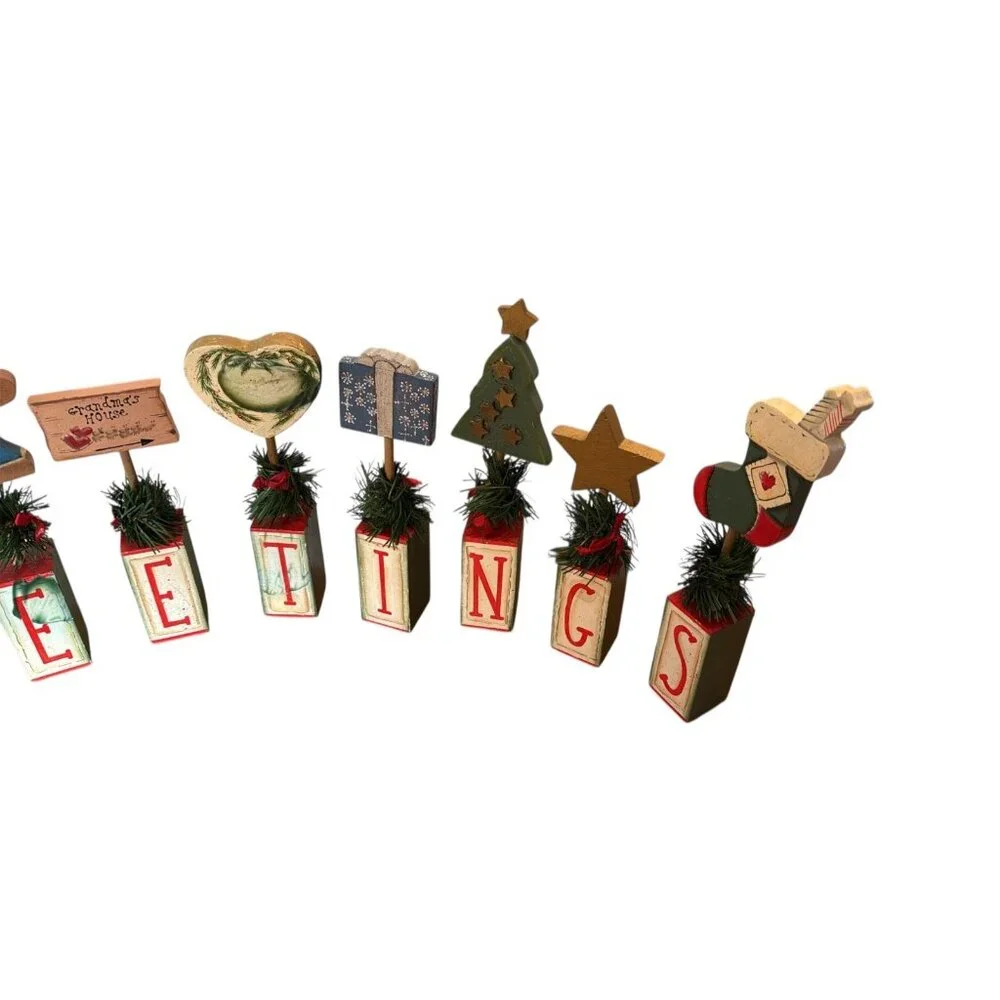 HM Wooden Blocks Christmas 